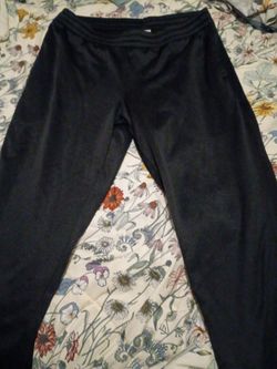Black Wide-Leg Pants with Fold-Over Waistband