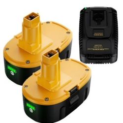 Dewalt - 2 18v Batteries 🔋 & Charger 