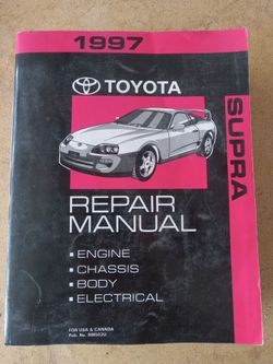 1997 Toyota Supra Factory Toyota OEM Repair Manual!! 🔥