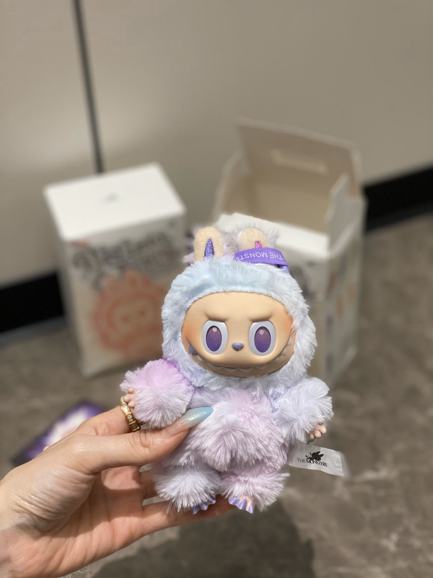 THE MONSTERS Labubu Lucky Plush Doll Pendant(off192)