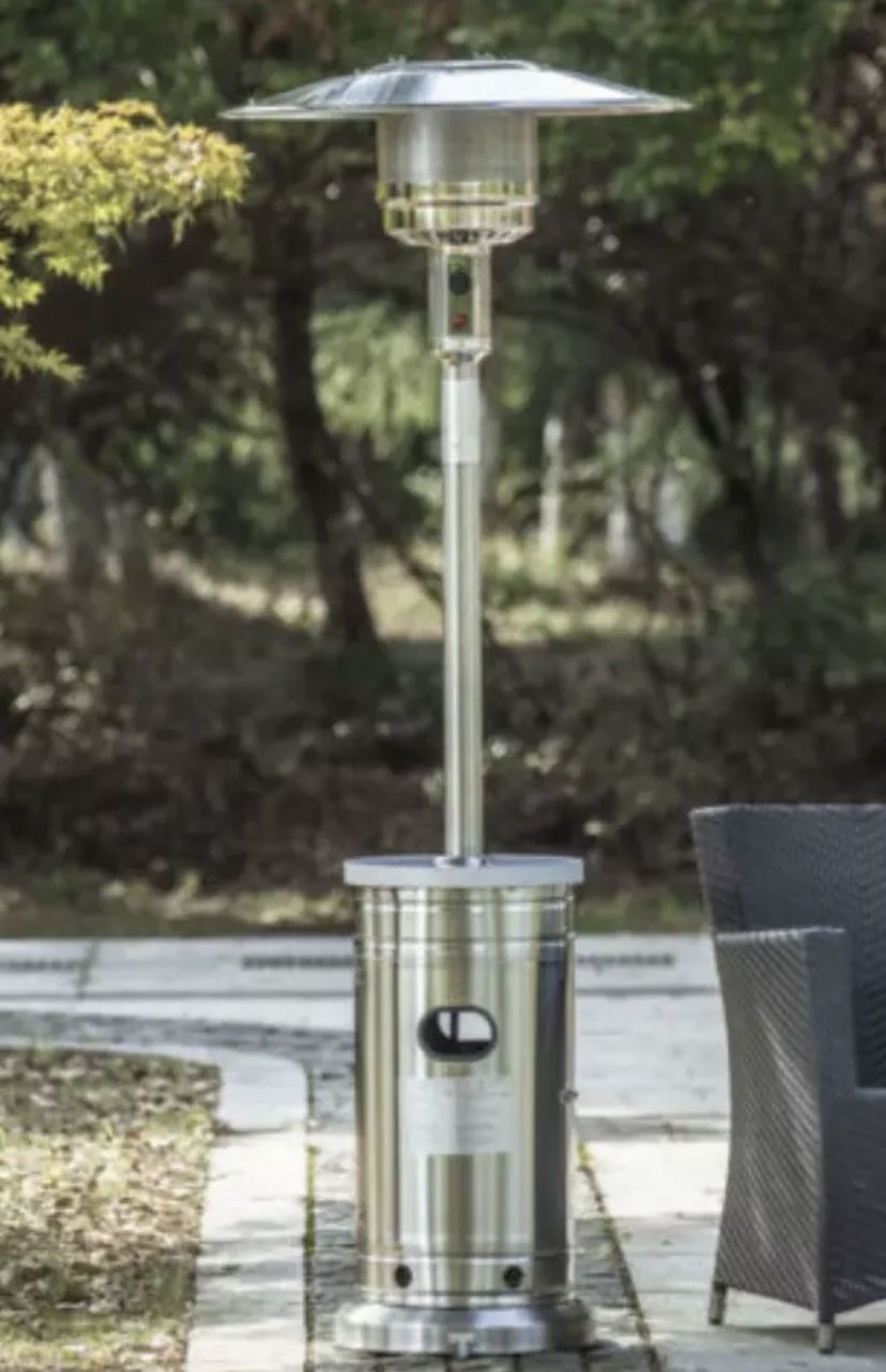 Garden Treasures Stainless Steel Floorstanding Liquid Propane