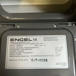 Engel MD14F Portable Fridge/Freezer. 