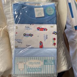 New Baby Clothes Bodysuits 3 Pack 