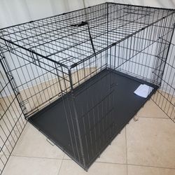 Brand New IN BOX Xxl'xxxl Dog Crate Up To 125lbs 2 Door Folding  Dog Cage Indoor Outdoor Dog House Portable Animal Kennel