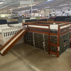 Twin Bunkbed And Mattress 