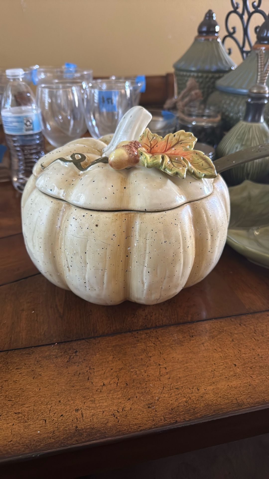Pumpkin Ceramic  Serving Bowl
