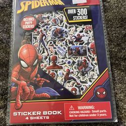 Marvel Spider-Man Sticker Book With Over 300 Stickers 