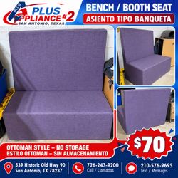 Purple Storage Ottoman / Bench