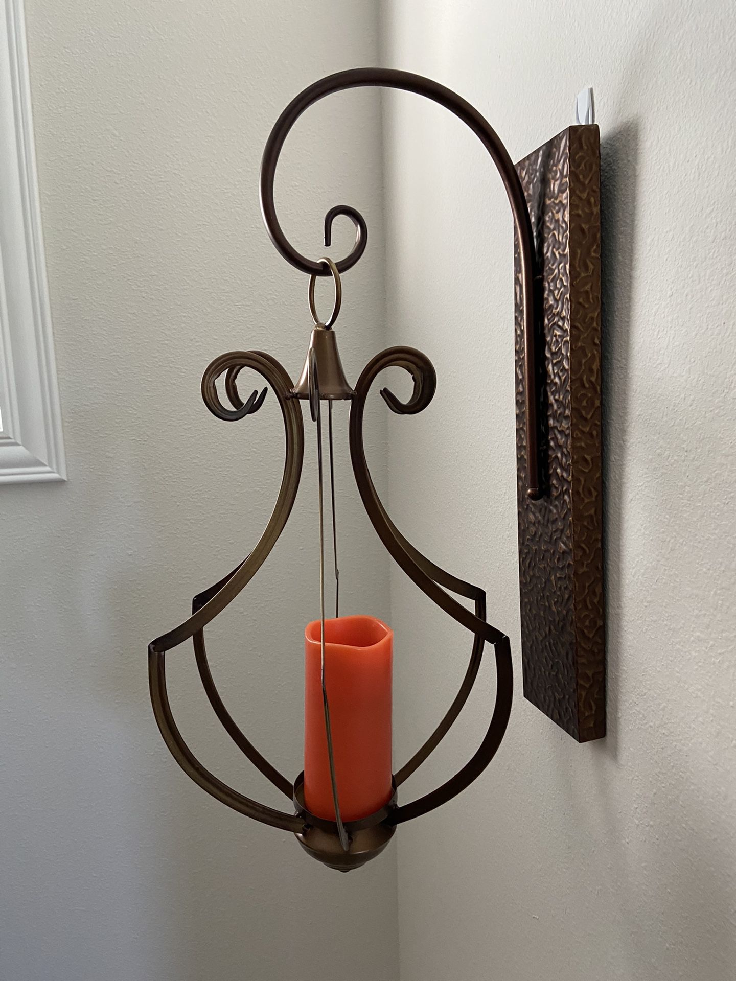 Wall candle sconces