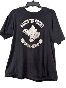 Agnostic Front Skinhead T-Shirt - Men's L - 2011 Show Shirt