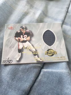Chris chandler JERSEY card 15/50 Falcons