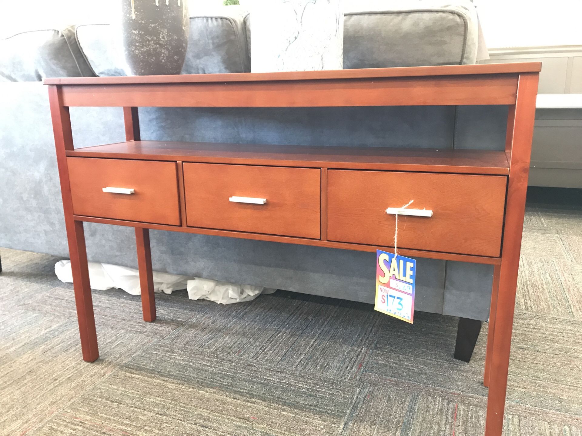 Console Table, 42”x12”x30”