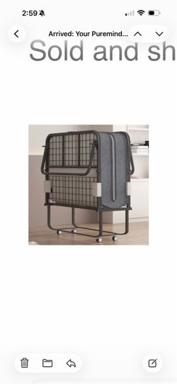 Portable folding bed