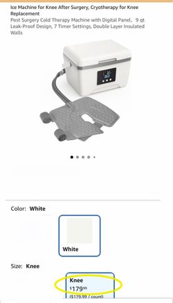Cold Therapy Machine with Digital Panel，9 qt Leak-Proof Design, 7 Timer Settings, Double Layer Insulated Walls