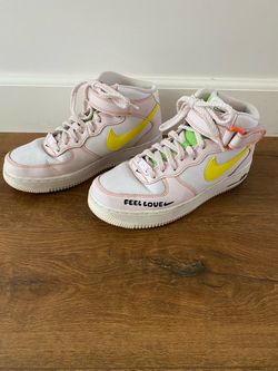 Nike Air Force ‘Feel Love’ High Tops - Women size 8