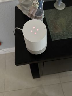 Original Google Home Smart Speaker Voice Assistant - White/Slate - WITH BOX