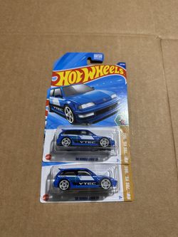 HOTWHEELS BLUE ‘90 HONDA CIVIC EF
