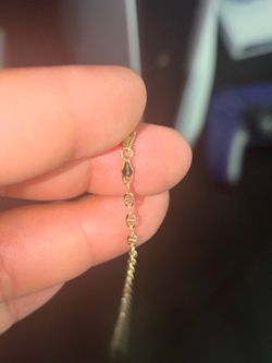 Gold over S925 6in bracelet
