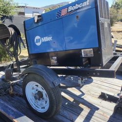 Miller Bobcat 250 Welder/Generator With Trailer-Mounted
