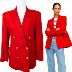 Liz Claiborne Red Women's Jacket.