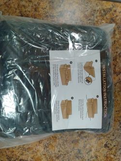 Black Loveseat cover 