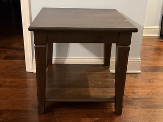 Wood accent table