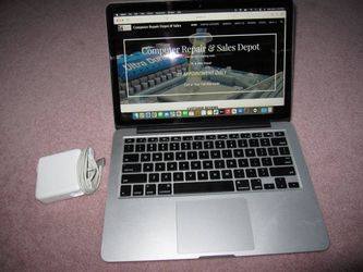 Apple Macbook Pro 13" laptop Intel (contact info removed) 8GB 256GB Flash Sequoia - $199 (Schererville)