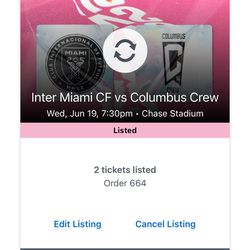 Inter Miami CF Vs Columbus Crew Soccer Game