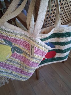 NEW!  Beautiful Straw totes/bags $22 each
