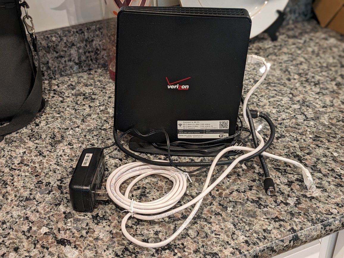 Verizon Fios G1100e AC1750 WiFi G-1100 Quantum Gateway Router - Wires included