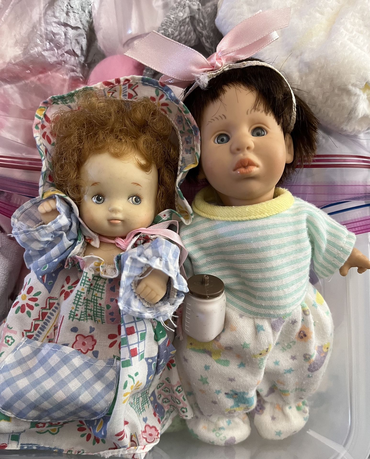 2 vintage baby dolls