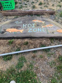 Vintage Koi sign