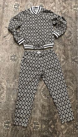 Lucca Couture x Wildfang Graphic Bomber Jacket & Pants Set Size Small