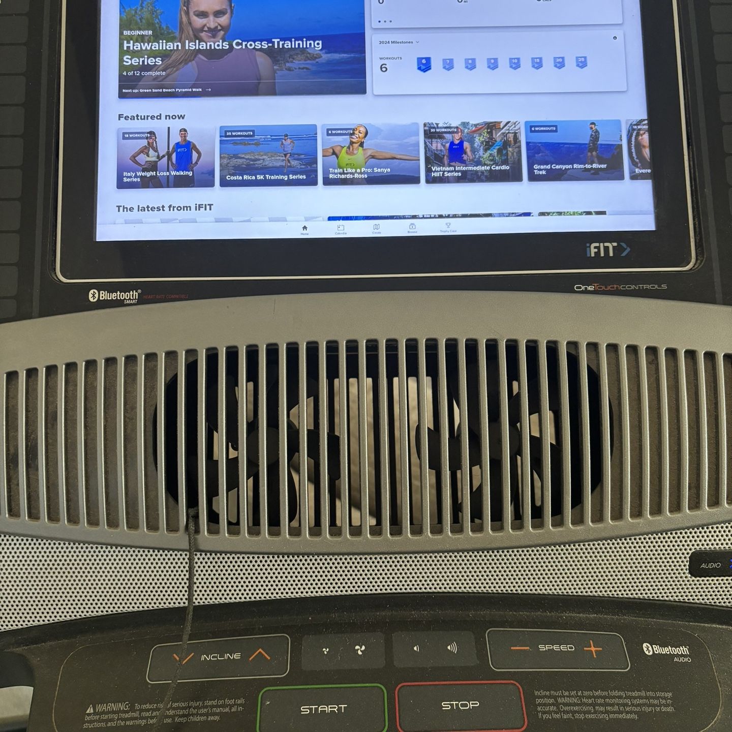 NordicTrack treadmill