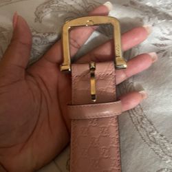 Gucci Belt Pink 