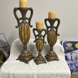 Candle Holders Set Of 3
