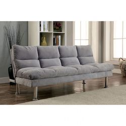 Brand New Grey Futon Sofa Sleeper 