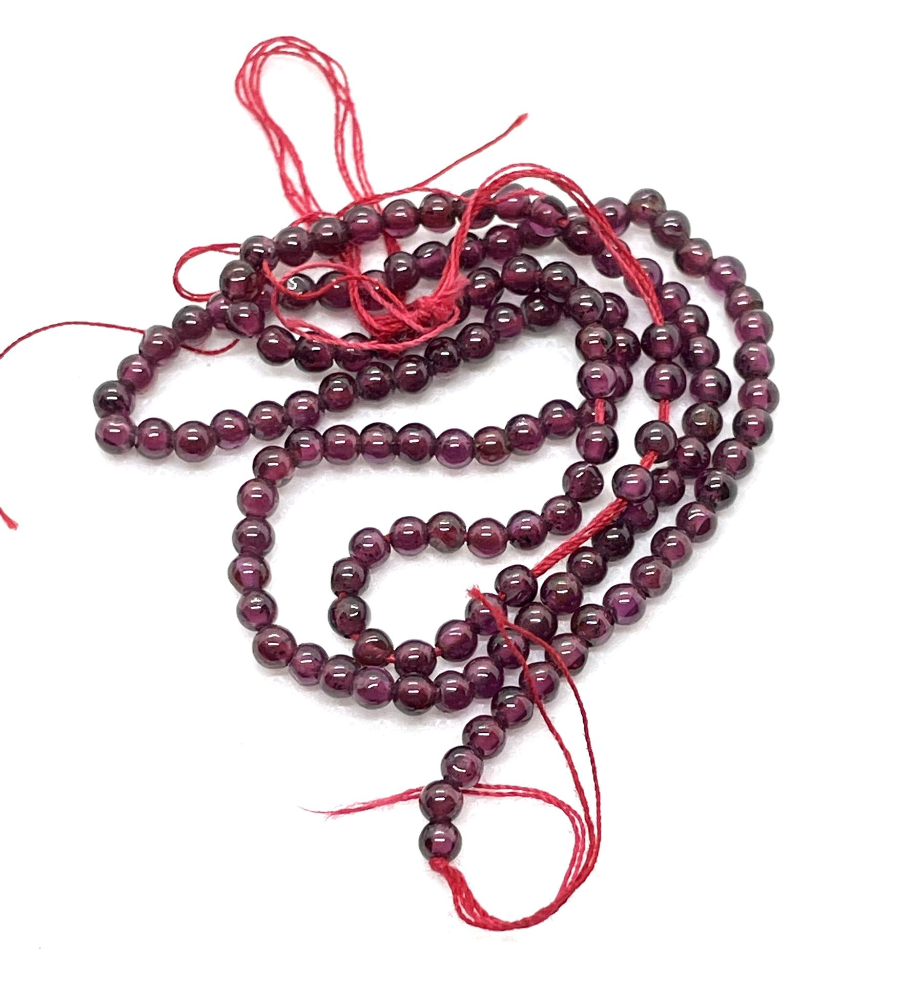 3mm Garnet Beads