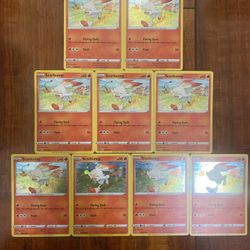 Pokemon Scorbunny SWSH244 Black Star Promo Cosmos Holo Lot of 9 LP/NM
