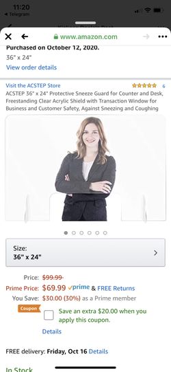 Protective sneeze guard for counter and desk