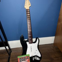 Rockband 4 Xbox One Stratocaster with Disc (Tested)