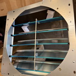  Wall Mounted Steel Shutter Exhaust Fan for Factories Car Parks Basements Warehouses Sheds 