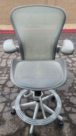 Herman Miller Aeron Drafting Stool Office Desk Gaming Chair