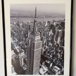 Framed Empire State  Building Picture