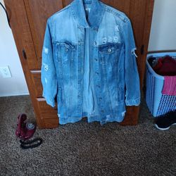 Nice Long Levis Jacket Vary Nice Size Small It Was To Small For Me 20.00