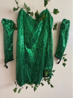 Vestido verde para Halloween  size M