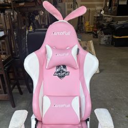 Auto Full Pink Bunny Gamer Chair 