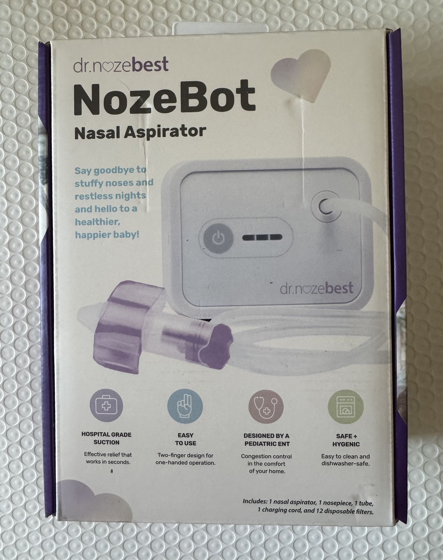 NozeBot Nasal Aspirator , Brand New