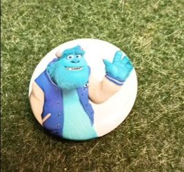 Disney Monsters Inc  Sulley round button pinback  (23)