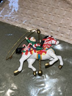 Christmas Ornament 1990 Merry Go Elf Vintage Ornament